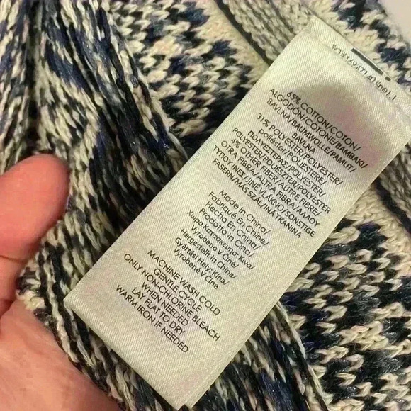 CHAPS poncho sweater - Picture 7 of 7